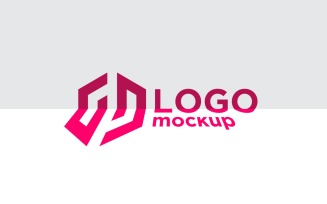 Tiled Logo Mockup Template