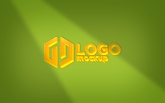 Yellow Logo Mockup Template