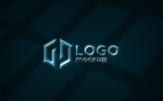 Acrylic Logo Mockup Template