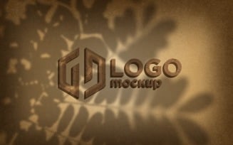 Clay Logo Mockup Template
