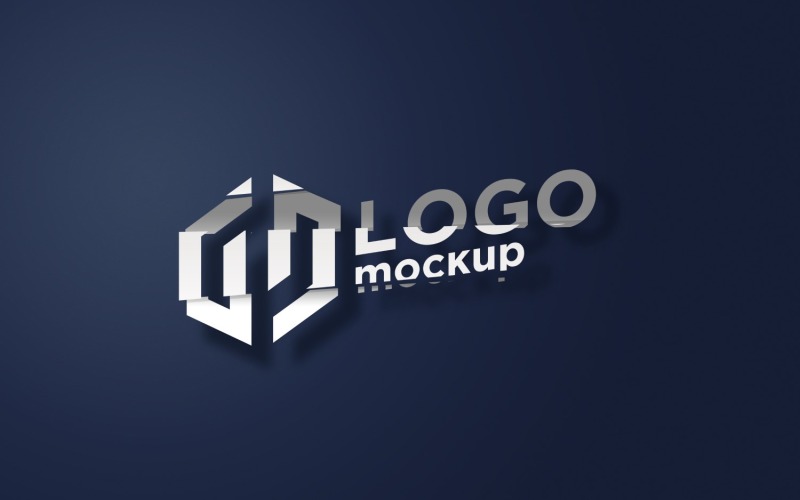 Cutting Logo Mockup Template Product Mockup