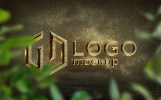 Earlier Logo Mockup Template