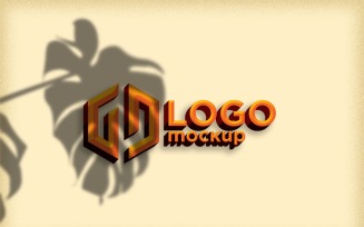 Embossed Logo Mockup Template