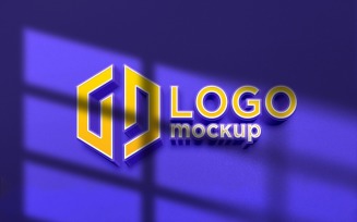 Extrude Logo Mockup Template