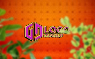 Game Logo Mockup Template