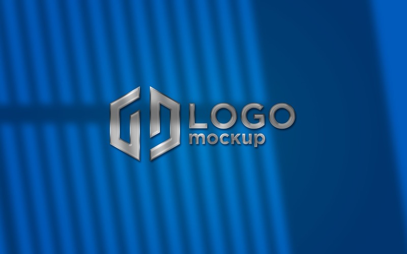 Glass Logo Mockup Template Product Mockup
