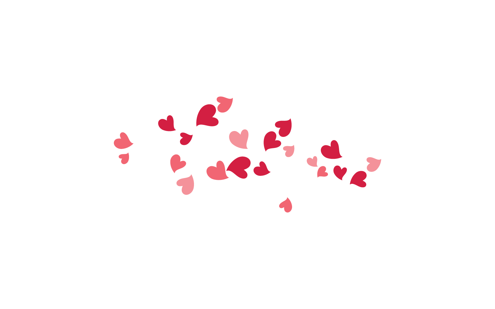 Love background vector flat design