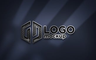 Mesh Logo Mockup Template