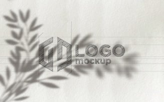 Pencil Sketch Logo Mockup Template
