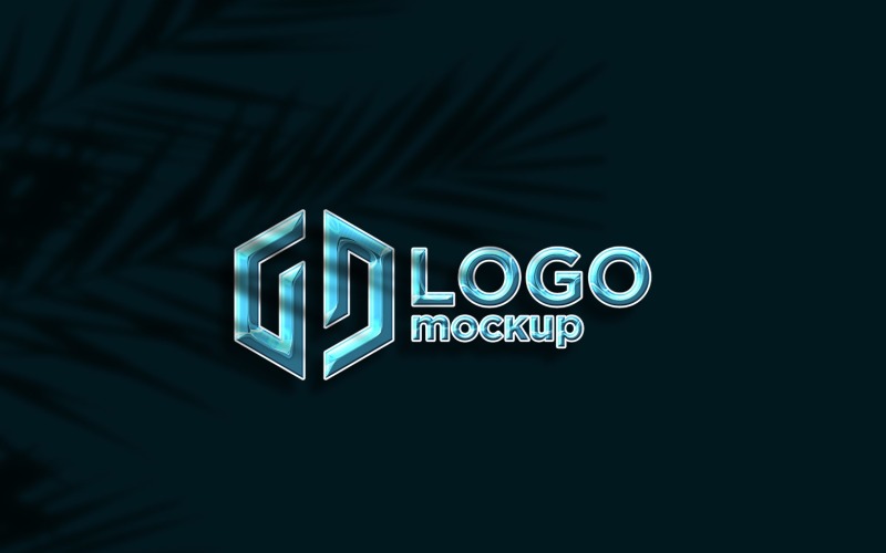 Plastic Logo Mockup Template 01 Product Mockup