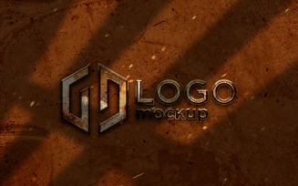 Rustic Logo Mockup Template