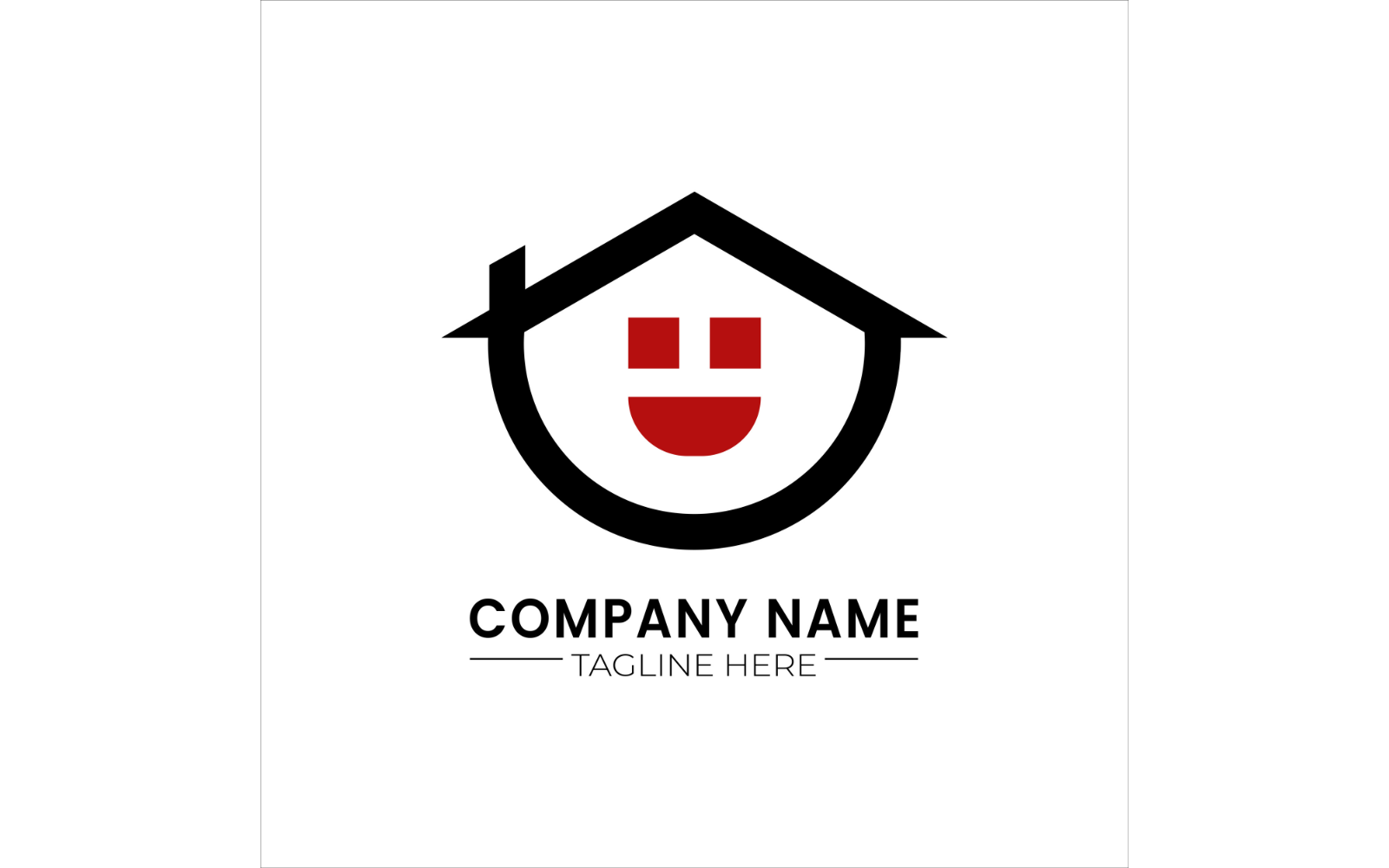 Home Company Logo Design Template