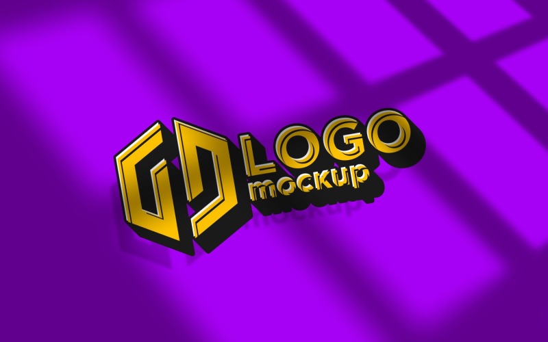 Bold Logo Mockup Template Product Mockup