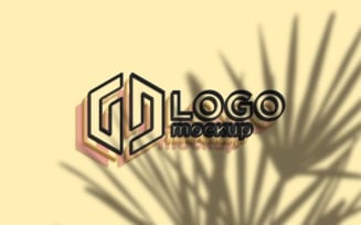 Linear Style Logo Mockup Template 05