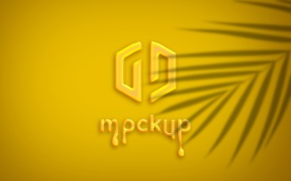 Oil Logo Mockup Template 01