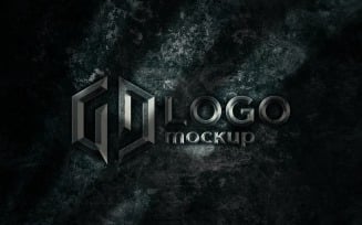 Stone Logo Mockup Template 01