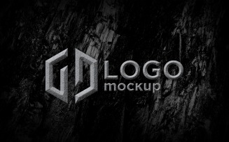 Stone Logo Mockup Template 02