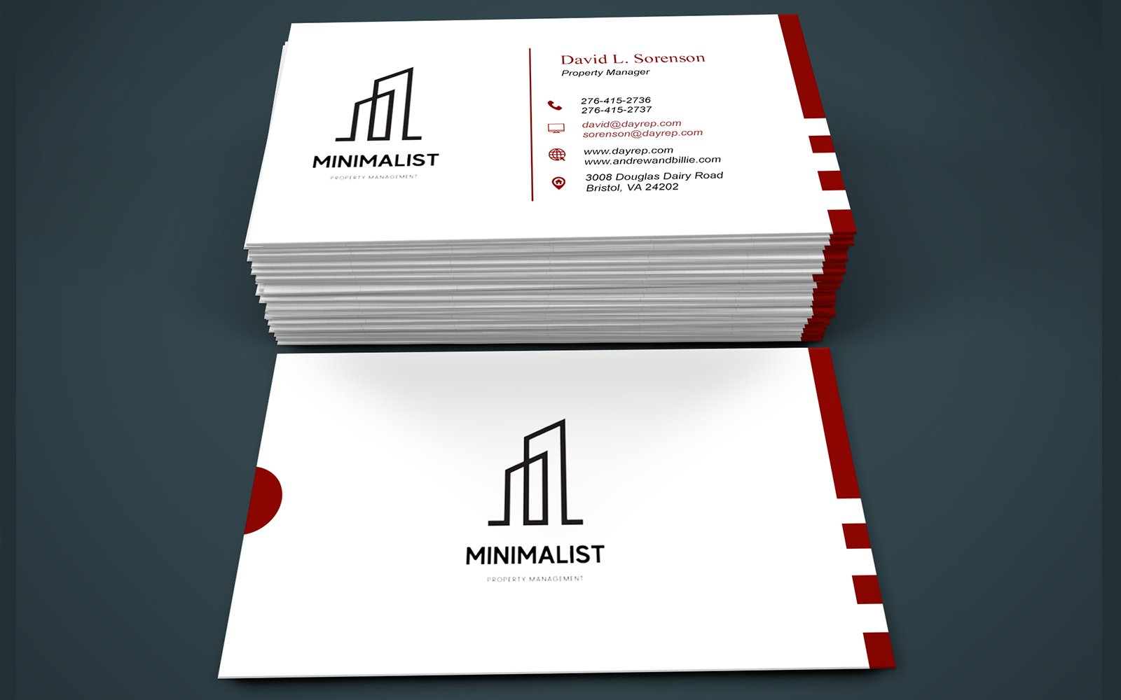 Template #401695 Business Card Webdesign Template - Logo template Preview