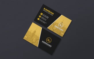 Business Card Template stationery card design