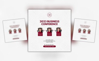 Business Conference Social Media Design Template