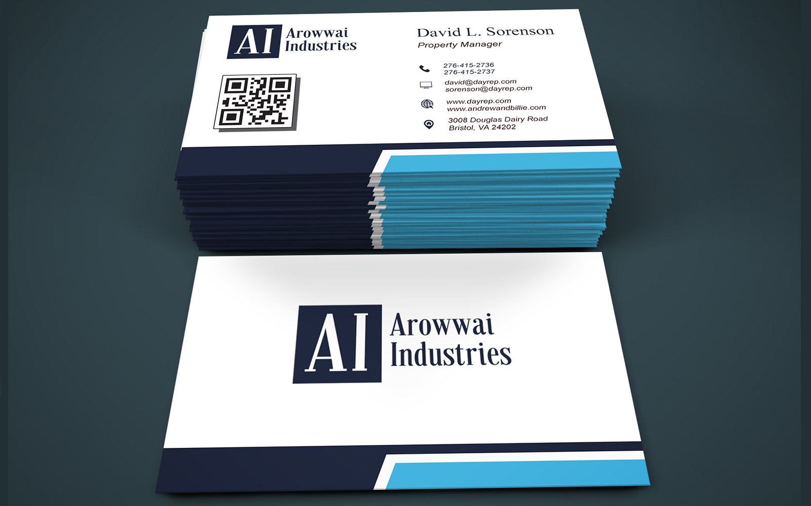 Template #401701 Business Card Webdesign Template - Logo template Preview