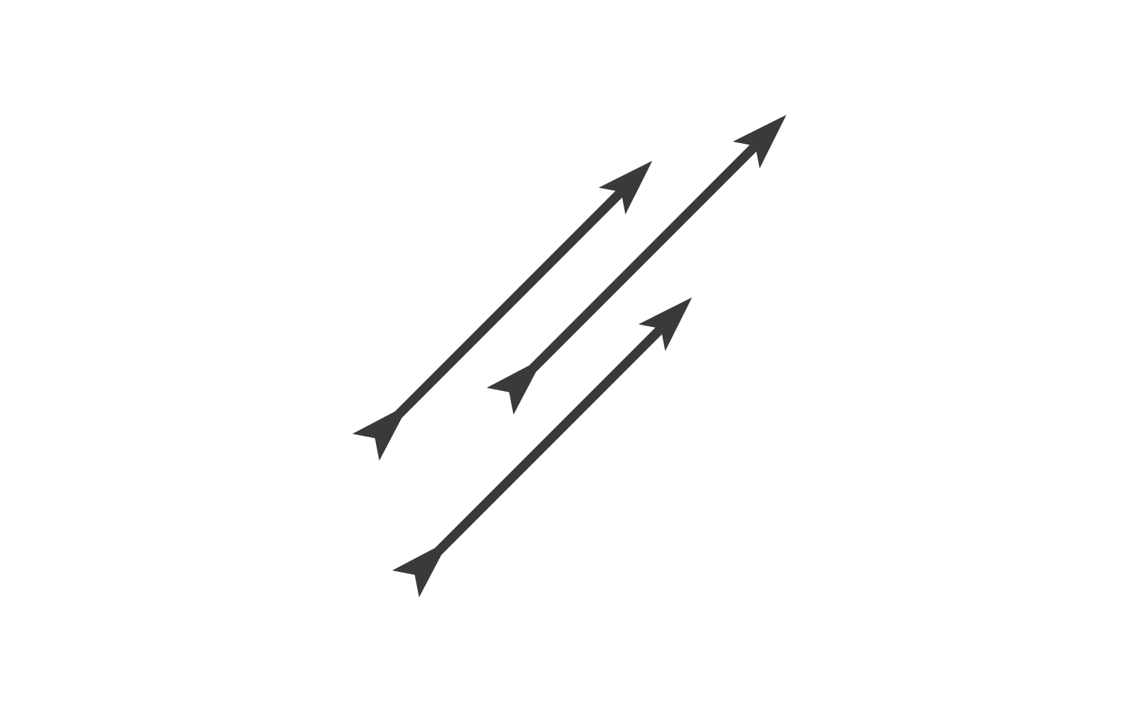 Archery logo icon vector flat design illustration template