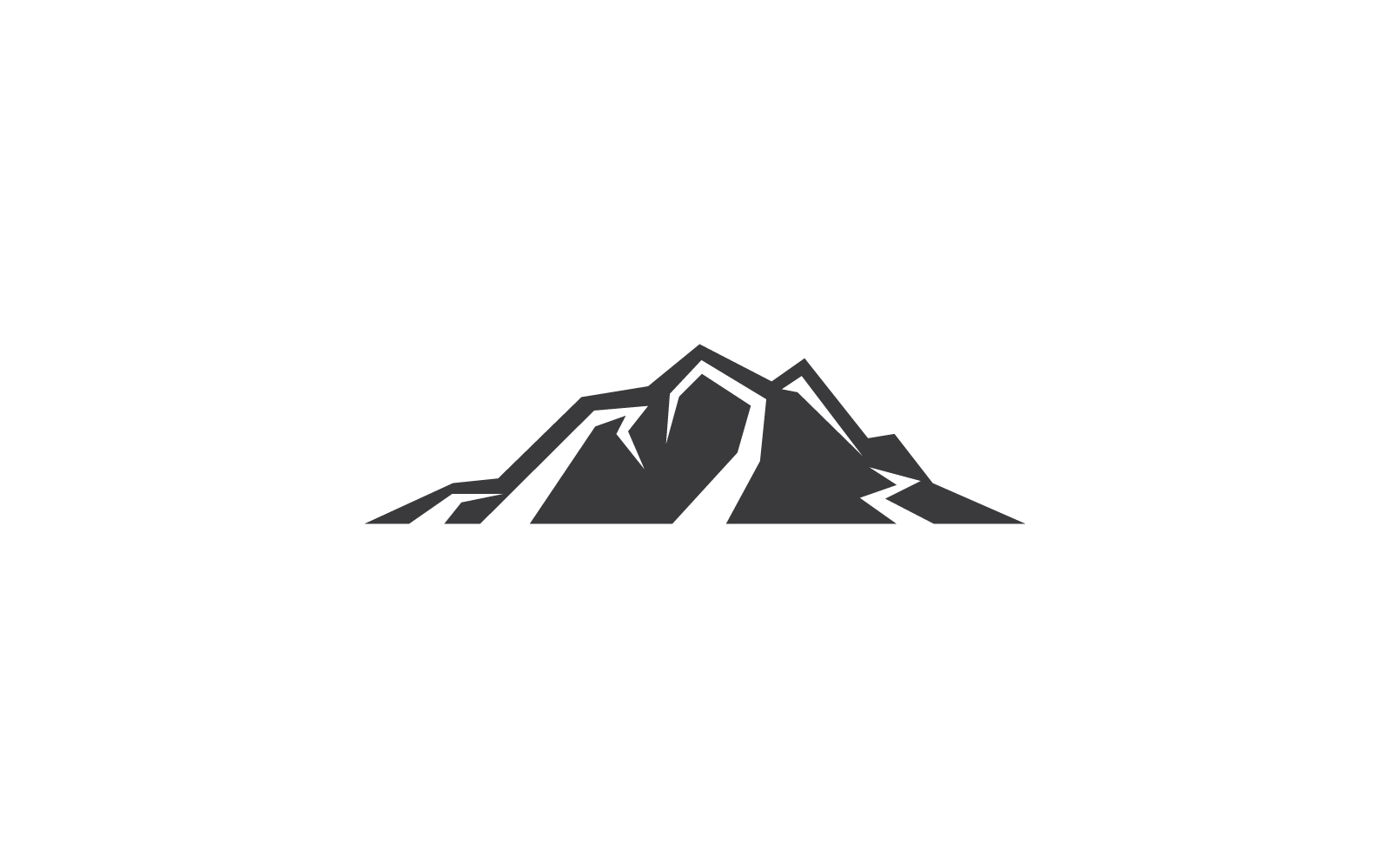 Berg illustratie logo vector pictogrammalplaatje