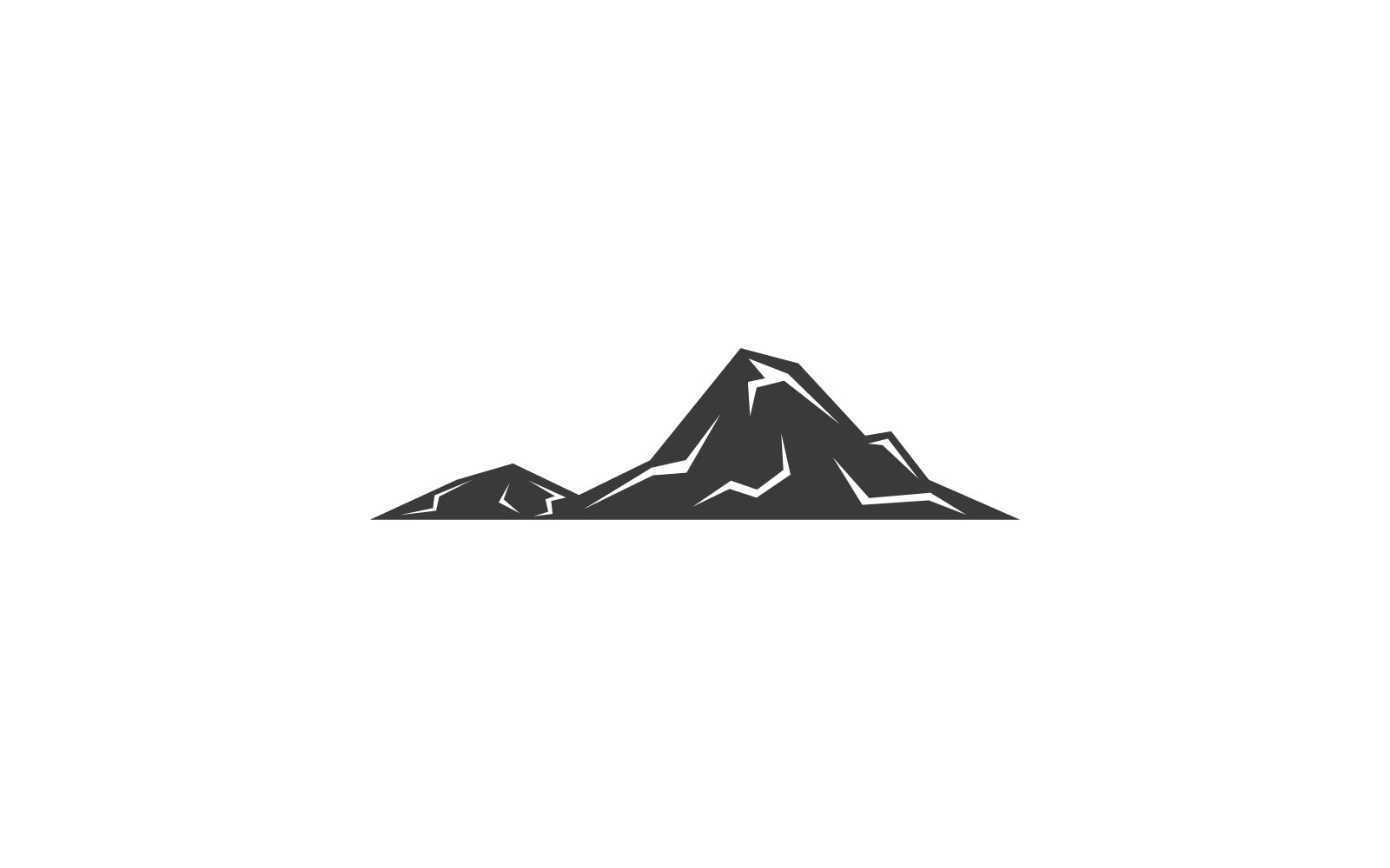 Berg-Logo-Design-Vektor-Illustrationsvorlage