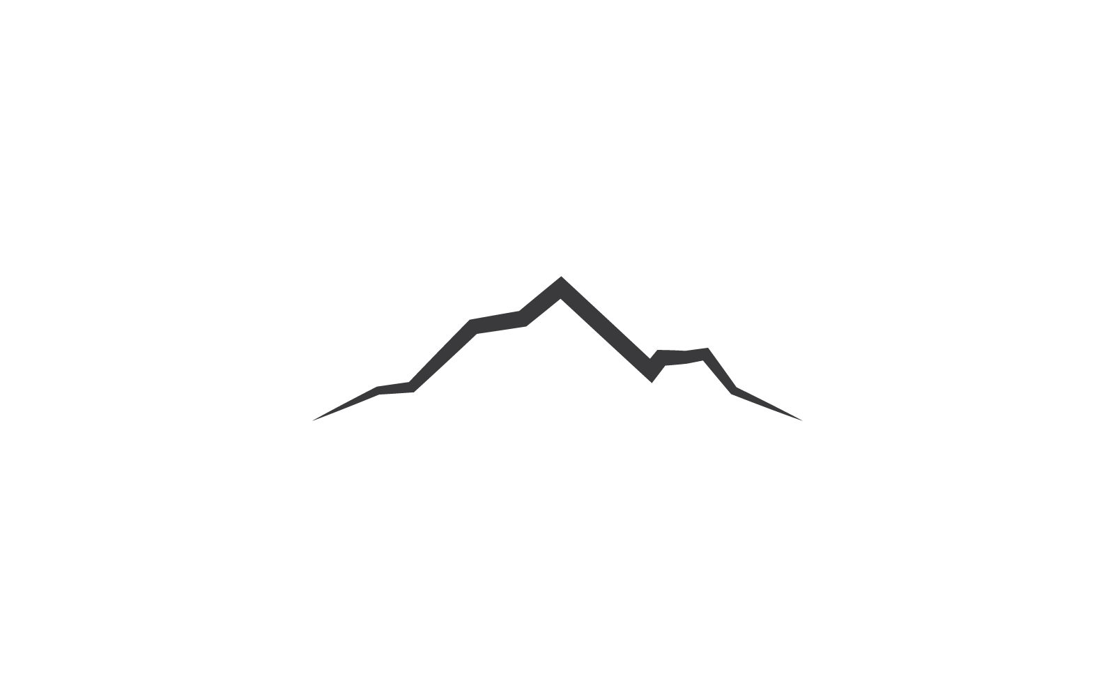 Berg logo vector illustratie ontwerp