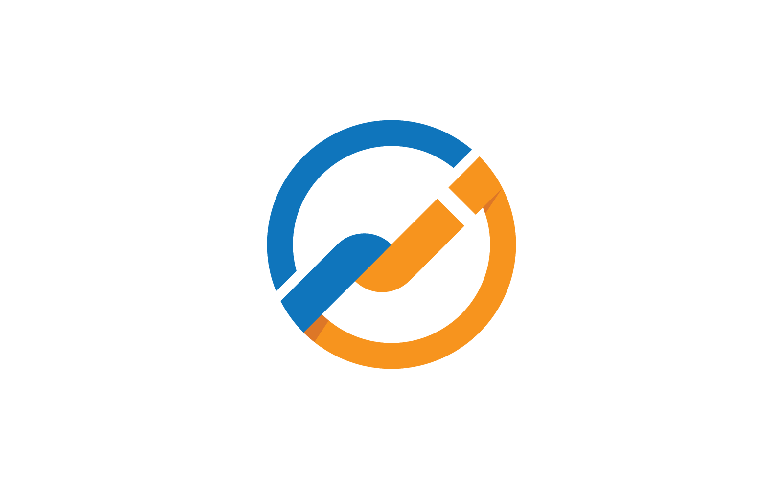 Initial letter i logo illustration design