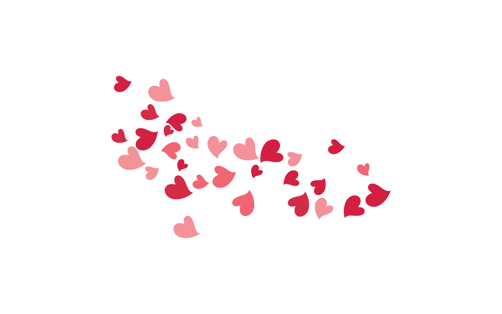 Liebesherbst-Hintergrunddesign-Illustrationsvektor