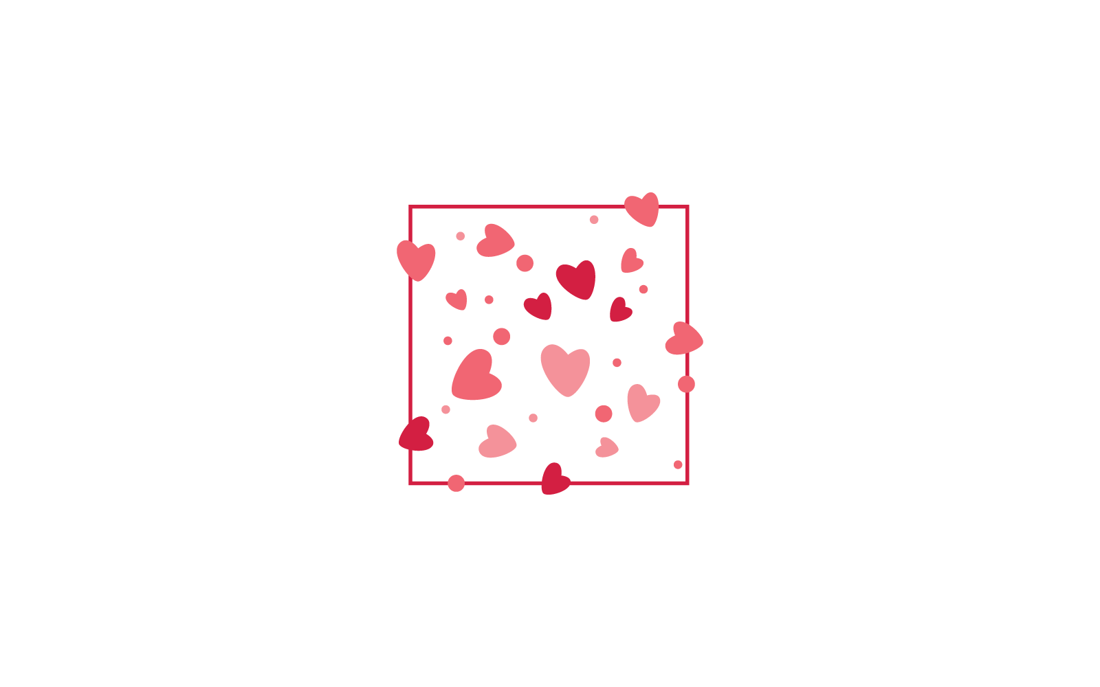 Love fall design background illustration vector Logo Template