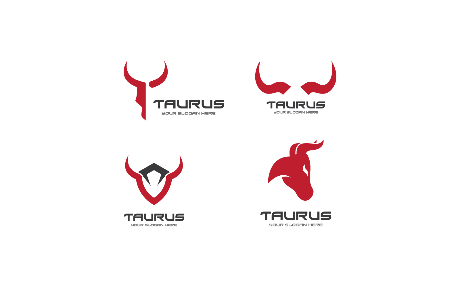 Modello icona disegno vettoriale modello logo Toro