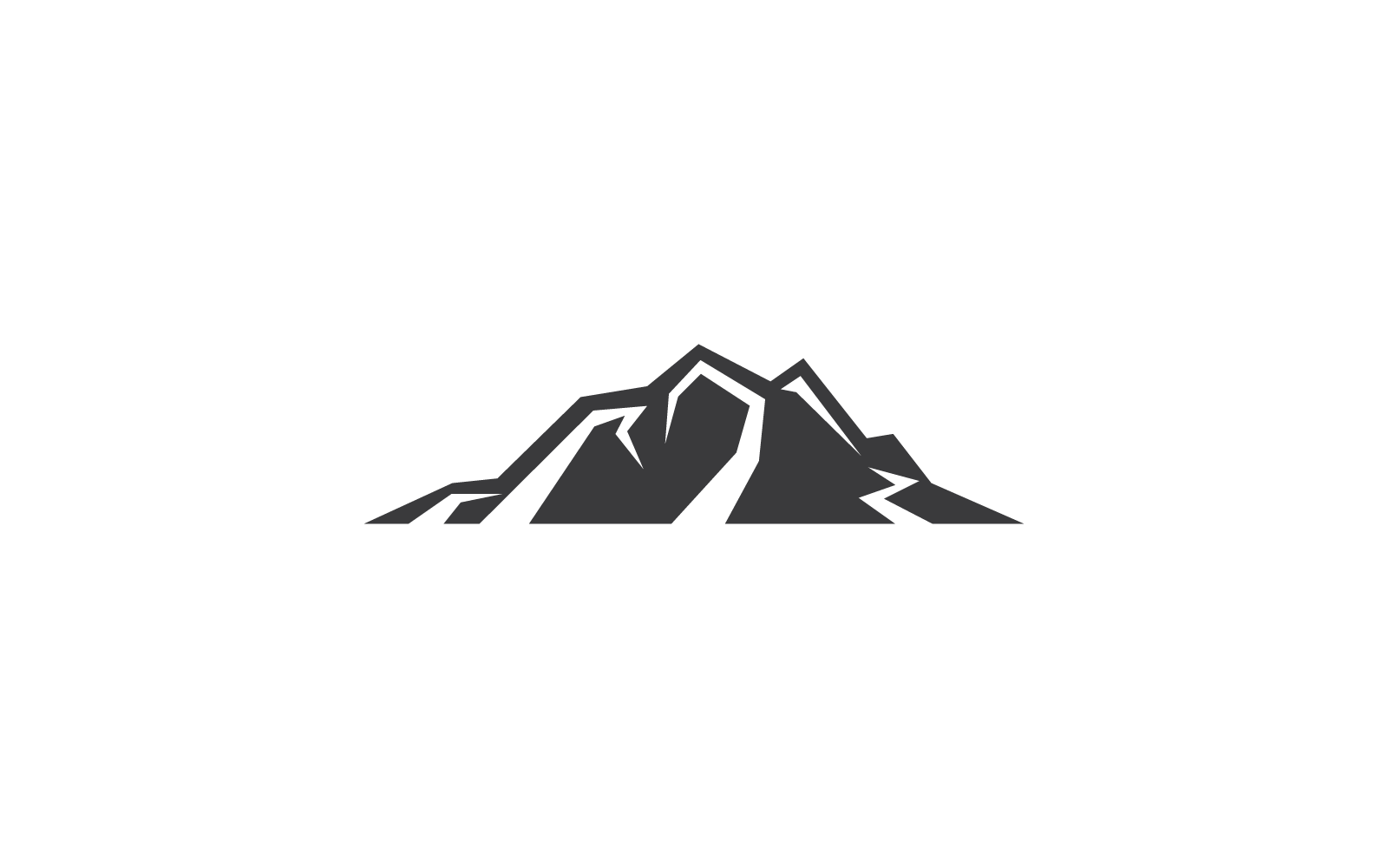 Mountain illustration logo icon vector template