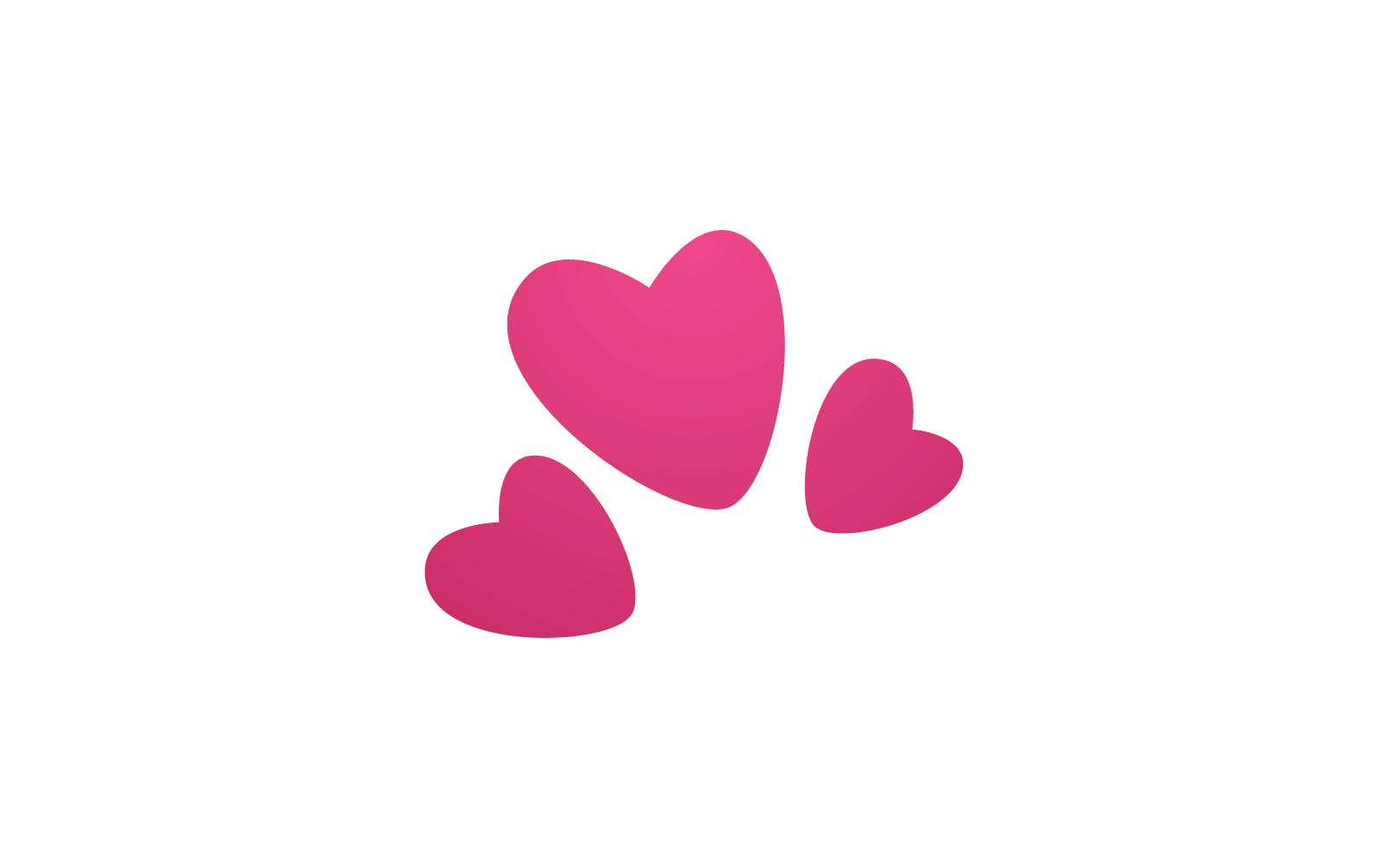 Plantilla de diseño plano de ilustración de vector de logotipo de amor