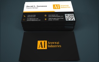Stunning Business Card Template Ready to Print