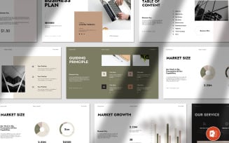 The Business Plan Powerpoint Template