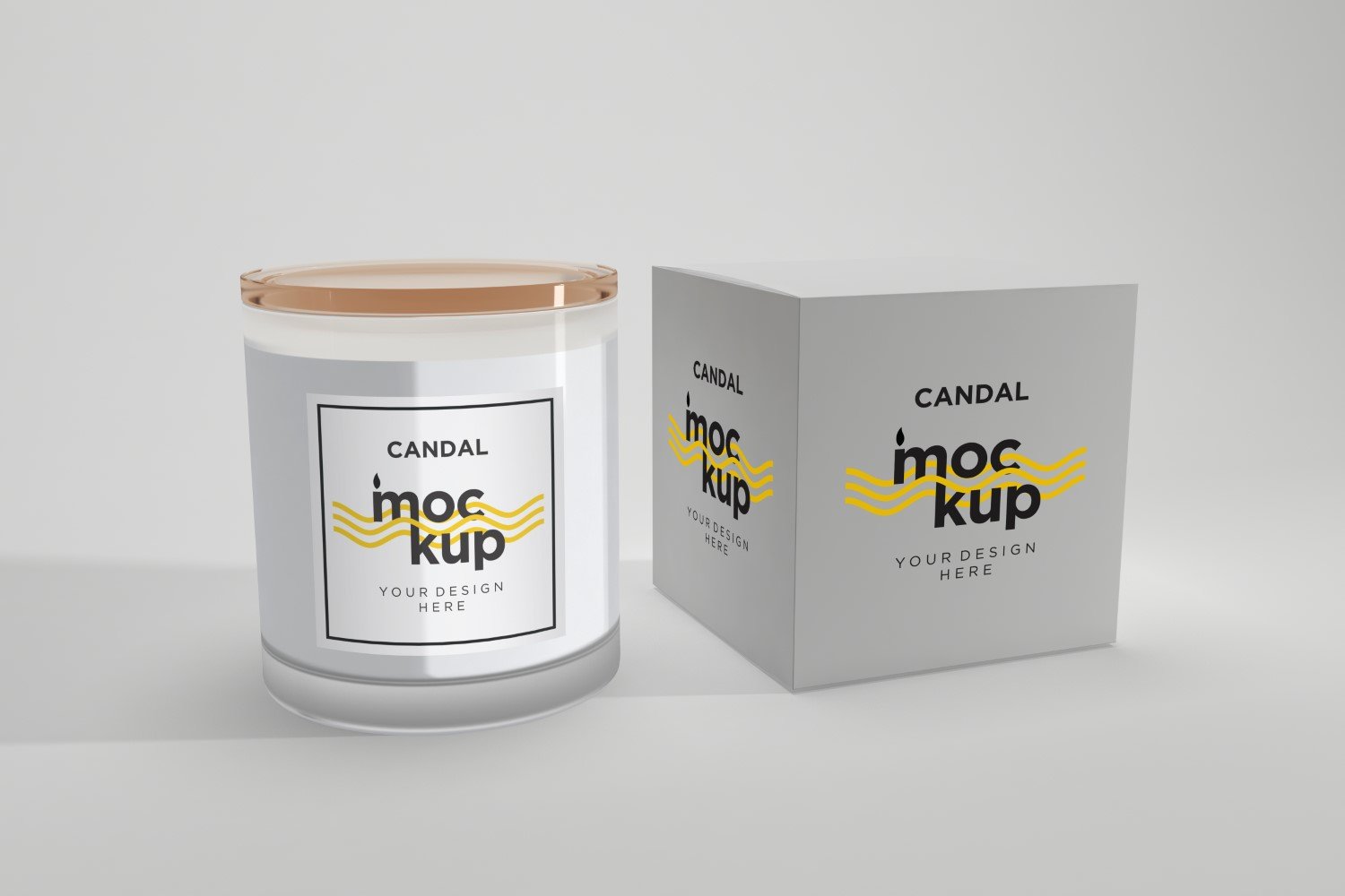 Kit Graphique #401857 Candle Mockup Divers Modles Web - Logo template Preview