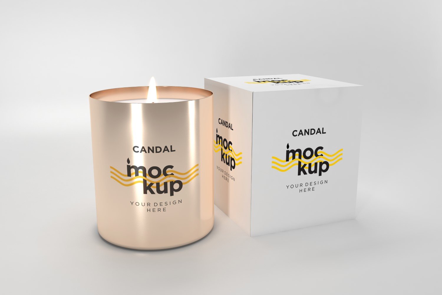 Kit Graphique #401873 Candle Mockup Divers Modles Web - Logo template Preview