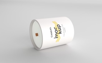 Candle Label Packaging Mockup 02
