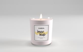 Candle Label Packaging Mockup 05