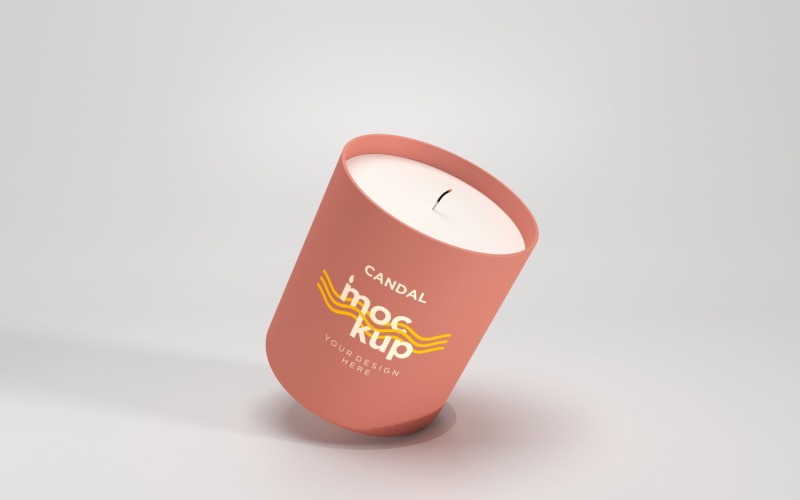 Candle Label Packaging Mockup 22 Product Mockup