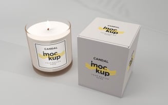 Candle Label Packaging Mockup 37