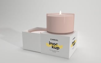 Candle Label Packaging Mockup 54