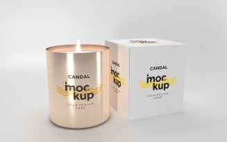 Candle Label Packaging Mockup 57