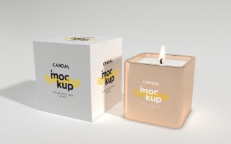 Candle Label Packaging Mockup 69