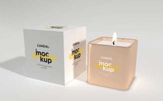 Candle Label Packaging Mockup 69