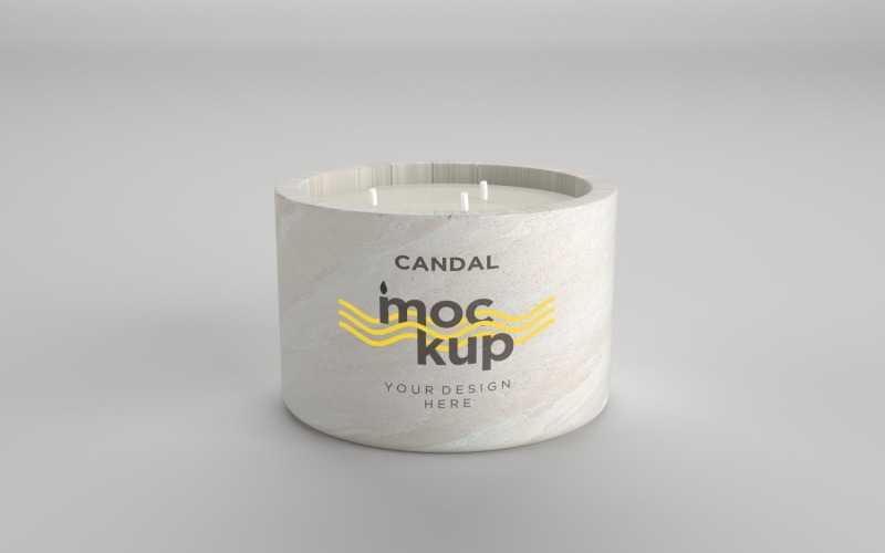 Jar Candle Label Mockup 08 Product Mockup