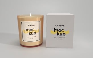 Jar Candle Label Mockup 26