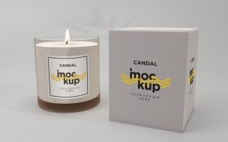 Jar Candle Label Mockup 38